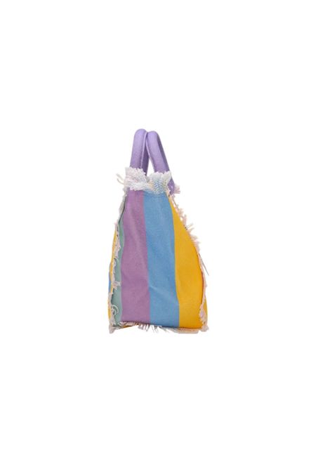 Borsa piccola Mc2 Saint Barth Colette stripes pop multicolor arcobaleno frange MC2 SAINT BARTH | Borse | COLETTE03282H1
